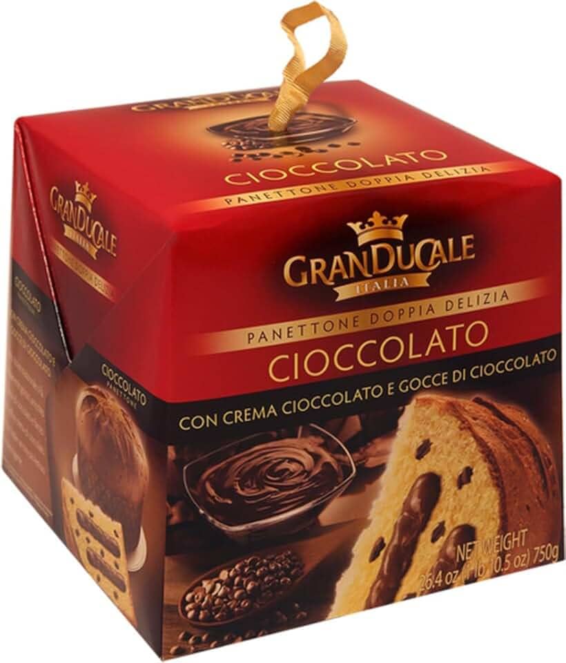 Panetone Italiano Granducale com Recheio e Gotas de Chocolate 750g