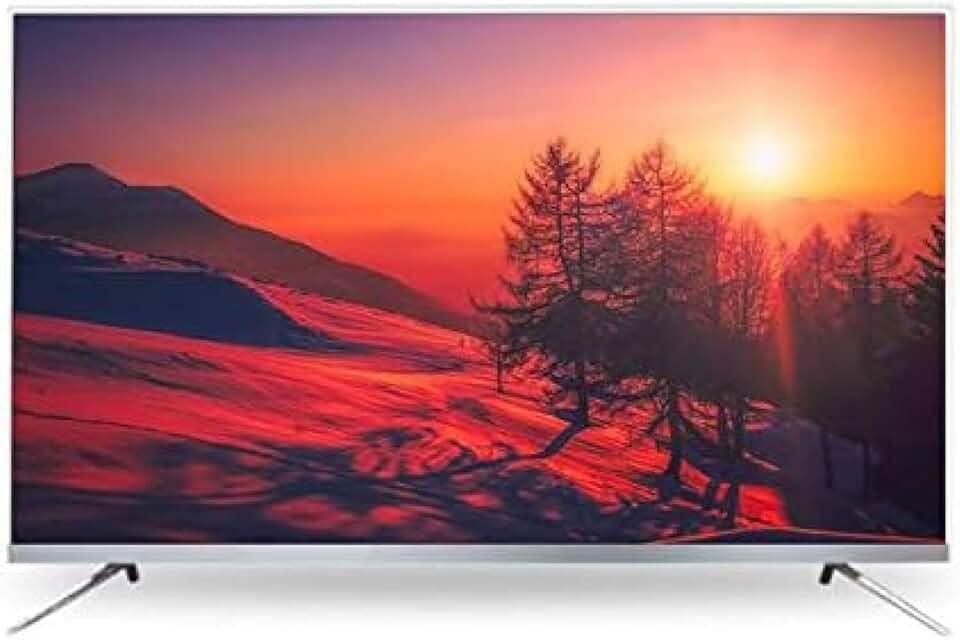 TV Ultra HD 4K+HDR De 32 Polegadas, Smart TV, WIFI, HDMI, USB, Alto-falante Frontal Independente, Controle De Voz, Borda Estreita De Metal, Adequado Para Hotel, Quarto,Tela Perfeita Ultra Nítida D