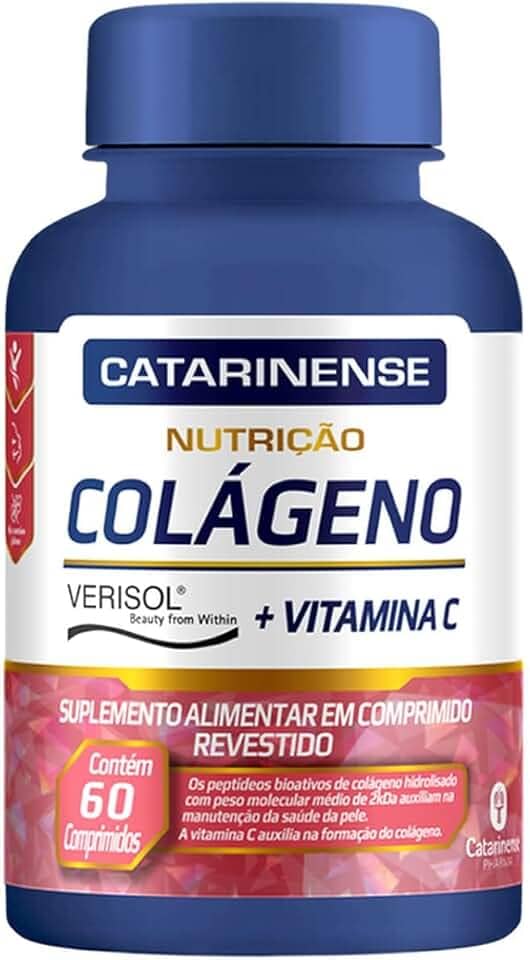 Colágeno Verisol + Vitamina C Catarinense Nutrição 60 cpr