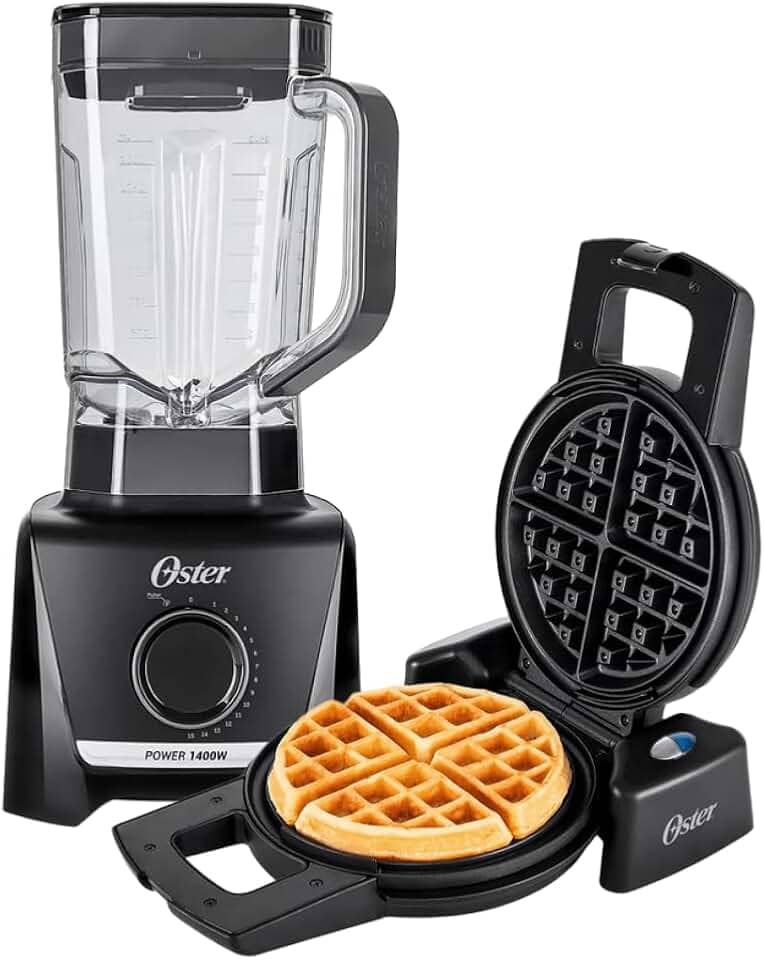 Oster Kit Máquina de Waffle e Liquidificador Full 3,2L Oster - 220V