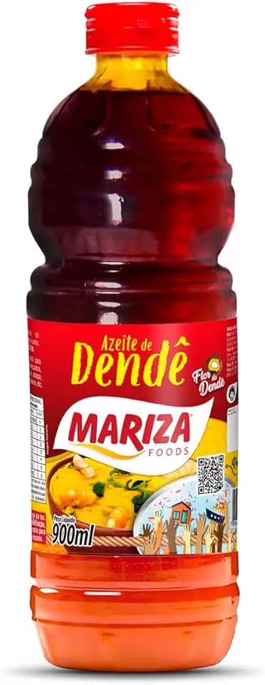Mariza Azeite de Dendê, Óleo de Palma Premium, 900ml