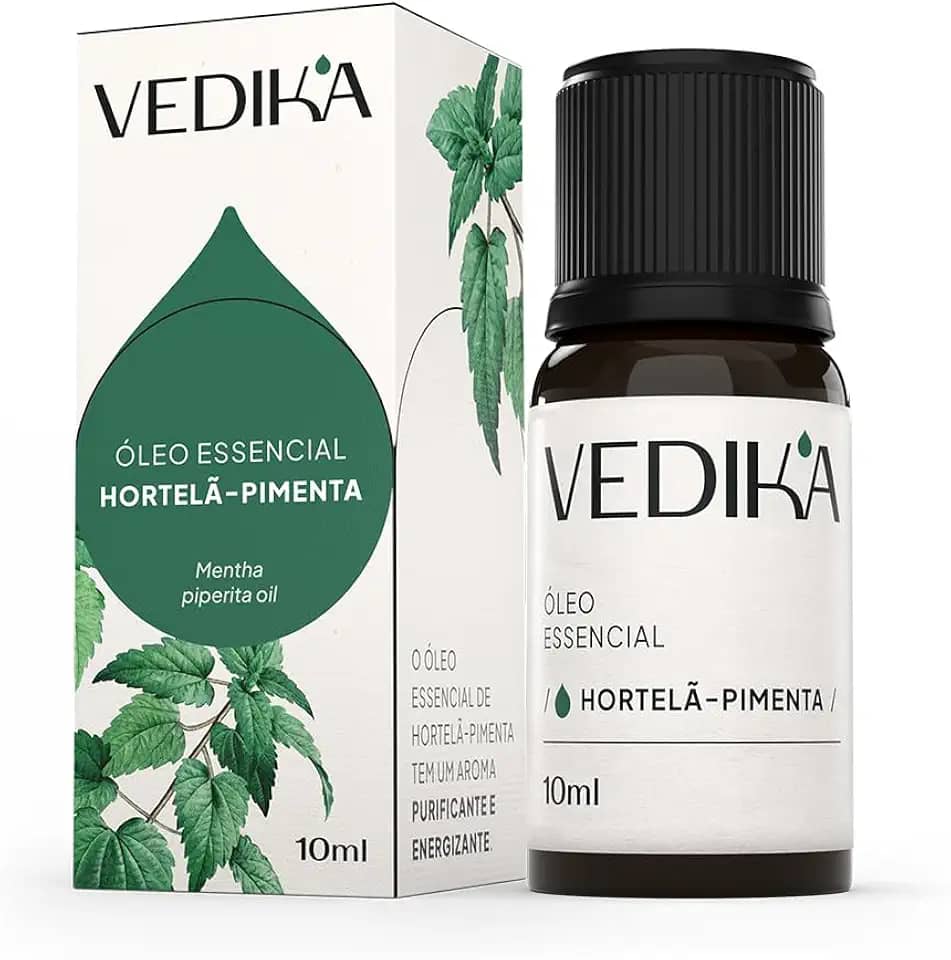 Óleo Essencial Vedika - Hortelã-Pimenta 10ml - 100% PURO