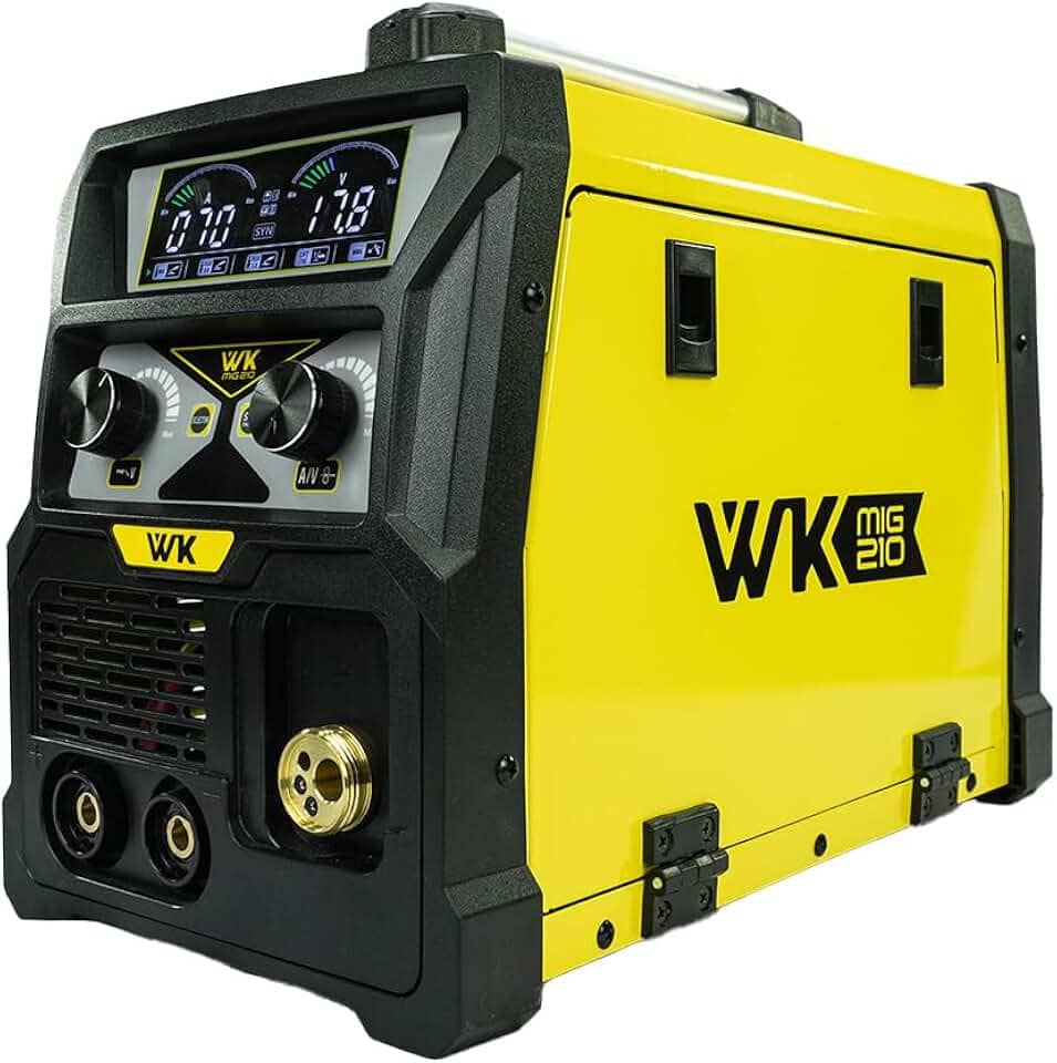 Pró Euro Máquina Inversora de Solda Multiprocesso MIG/MAG TIG-Lift e MMA Eletrodo WK 210A 220V Flex