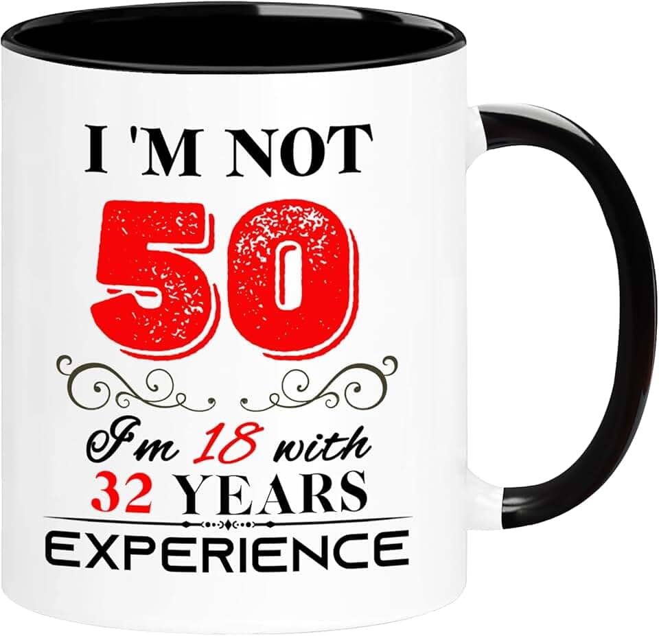 Presentes de aniversário de 50 anos para mulheres e homens, presentes de aniversário de 50 anos para mulheres e homens, presentes de aniversário de 1974 para mulheres e homens, decorações de