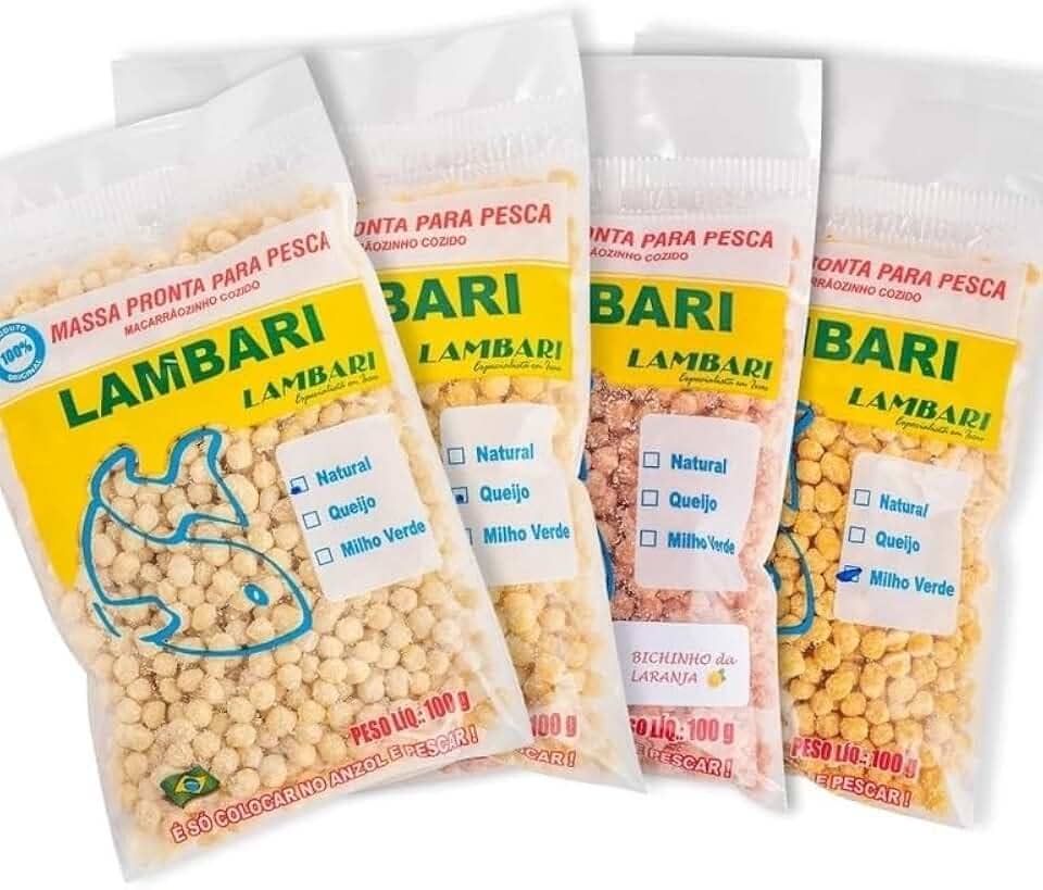 3 Pacotes De Isca Para Pescar Lambari Massa De Pesca Pronta