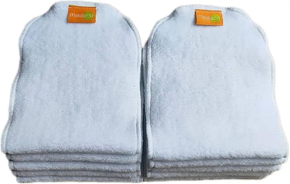Kit 10 Absorventes para fralda ecológica - Duas camadas em Melton