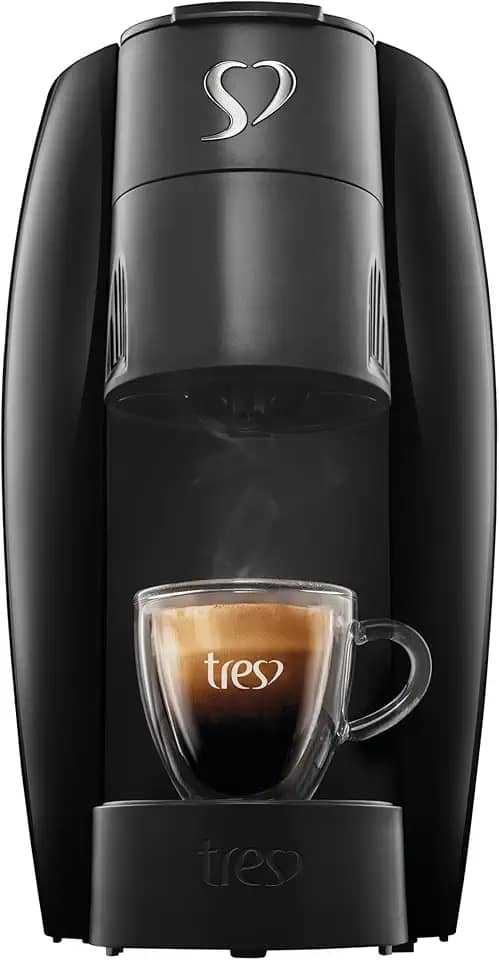 Cafeteira Espresso LOV Preta, 127V - TRES 3 Corações