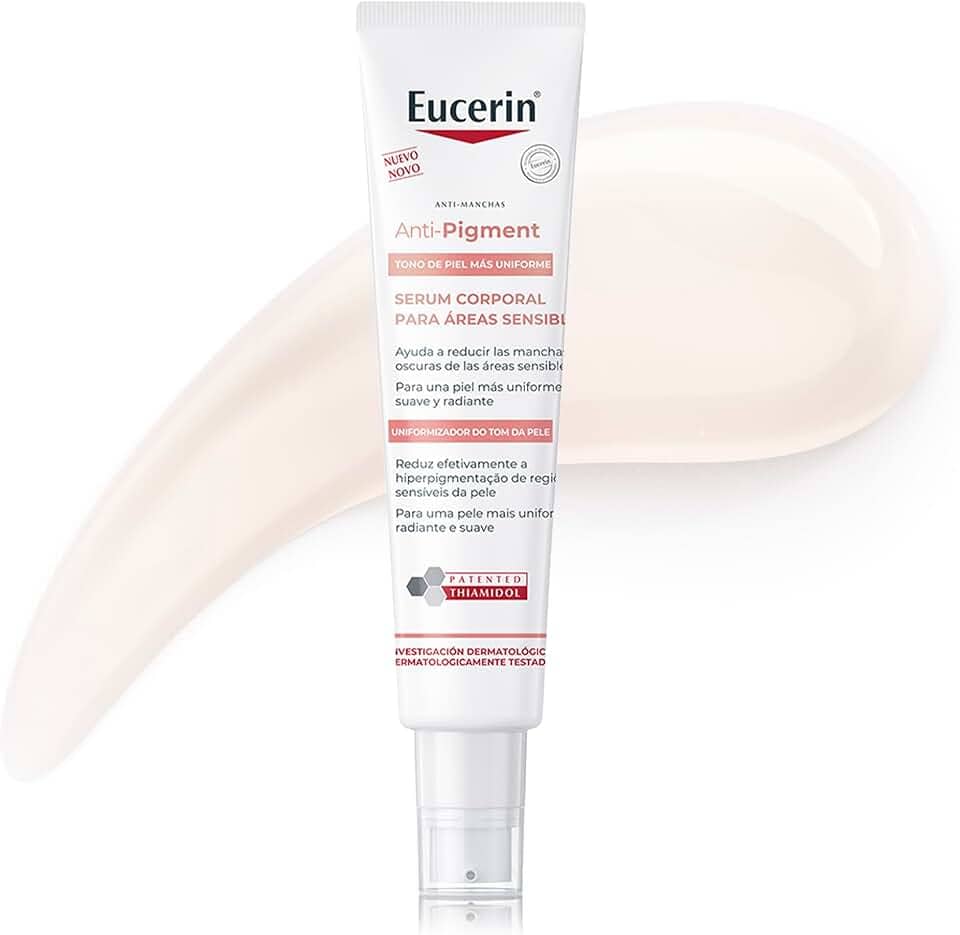 EUCERIN Sérum Corporal Antimanchas Áreas Sensíveis 75ml, Anti-Pigment, Clareador Axilas e Virilha, Thiamidol