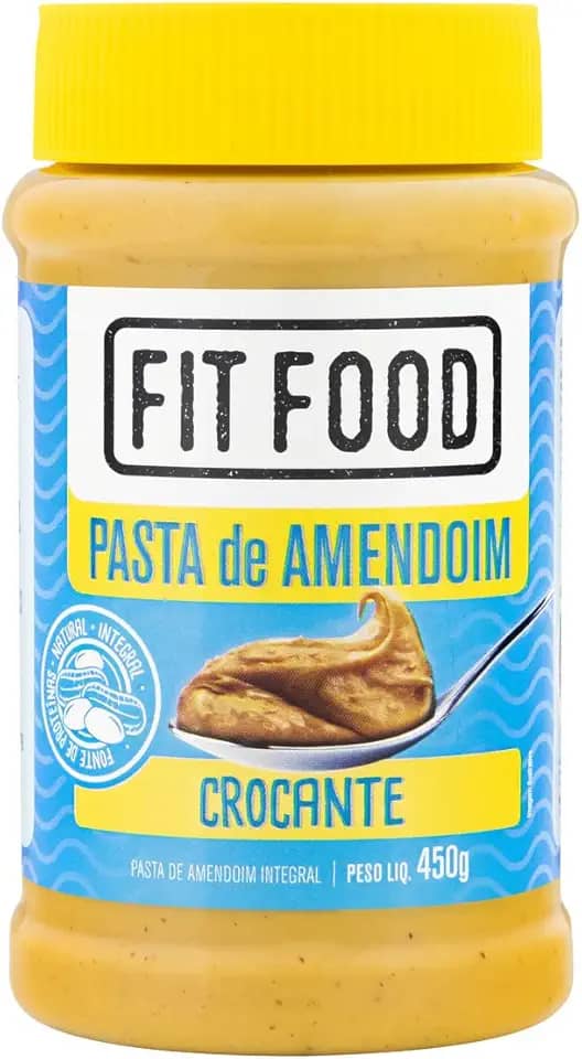 Fit Food Pasta De Amendoim Crocante 450G