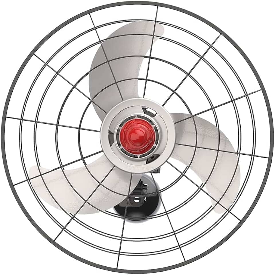 Ventisol Ventilador de Parede Oscilante, Power, Preto/Prata, 70cm, Bivolt