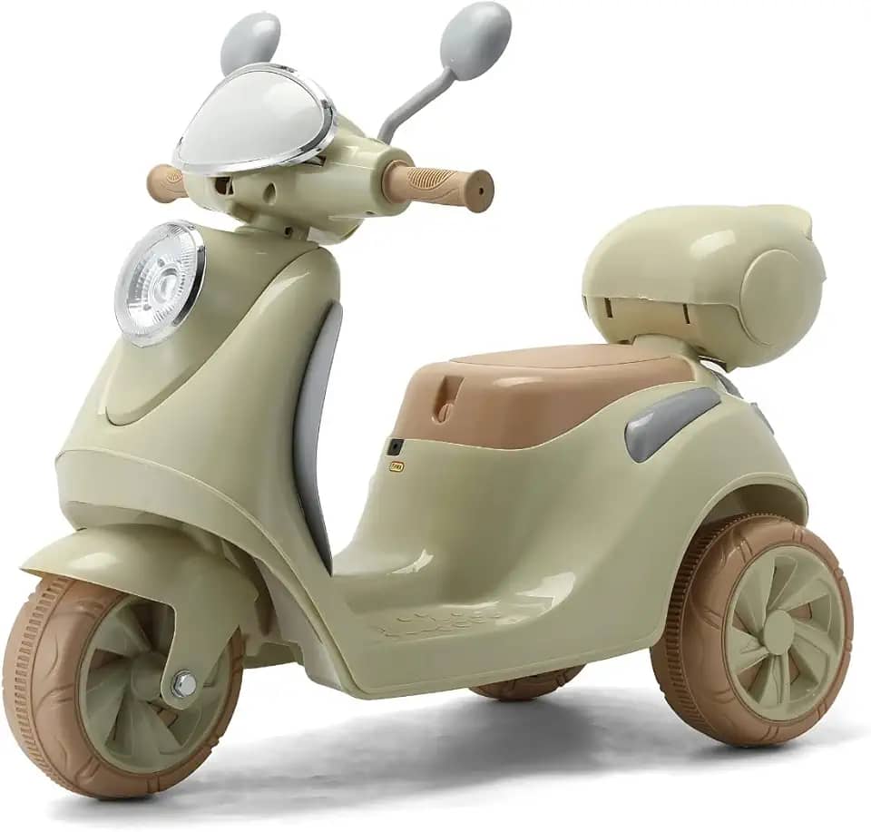 Mini Moto Elétrica Infantil Scooter 6V Luz e Som