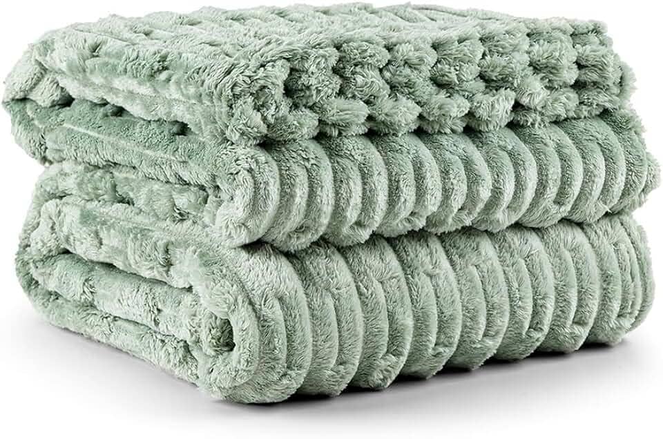 Cobertor Coberta Polar Queen 2,40x2,20 Manta Ultrasoft Alto Relevo Extra Macia Orvalho Verde