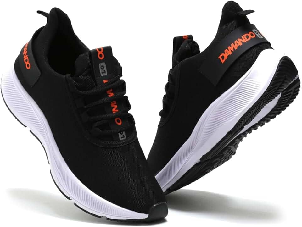 Tênis Masculino Academia Corrida Treino Esportivo Caminhada Confortável e Leve Branco