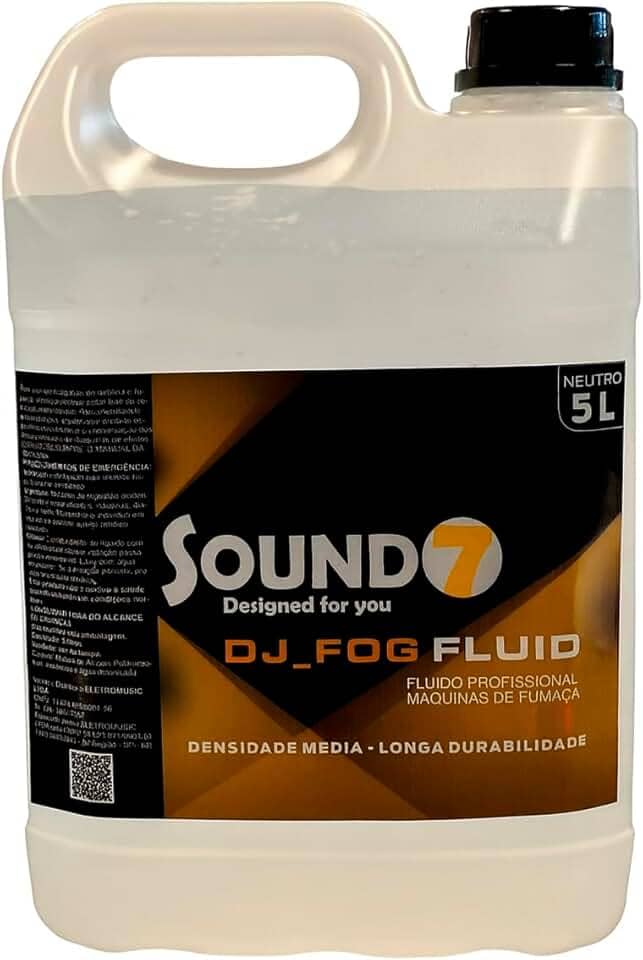Líquido De Fumaça Sound7 Dj_fog Fluid 5 Litros | Densidade (TUTTI)