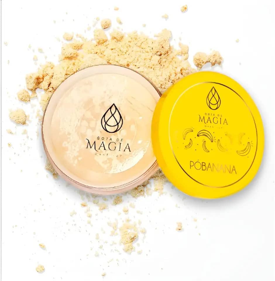 Pó Facial Banana Translúcido Textura Ultrafina – Efeito Matte Natural, Controle de Oleosidade e Acabamento Profissional
