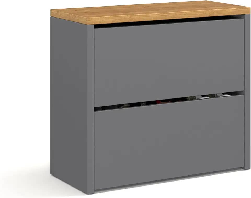 Sapateira Mel Com 2 Portas Articulada Organizadora Moderna Hall de Entrada - Diversas Cores