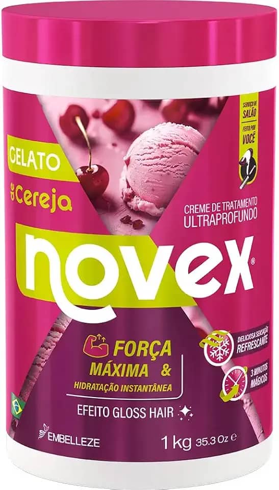 Creme De Tratamento Novex Gelato De Cereja 1KG