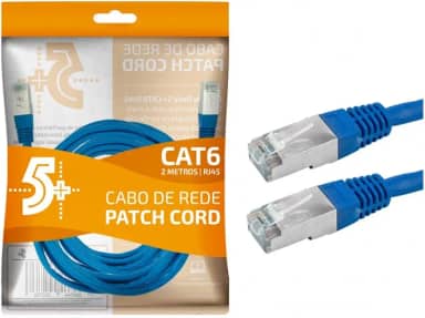 ChipSce Patch Cord CAT6E FTP 2,0m Azul 018-1087