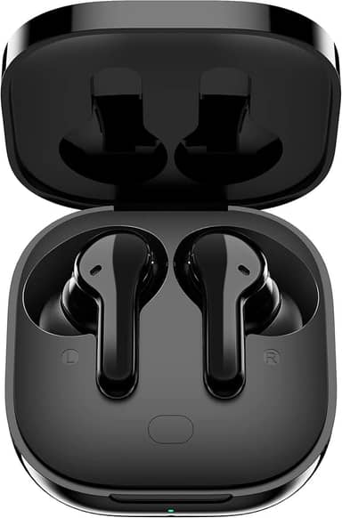 Fone de ouvido sem fio QCY T13, TWS Bluetooth 5.1 com 4 microfones Touch Control IPX5 à prova d'água 40 horas de tempo de reprodução