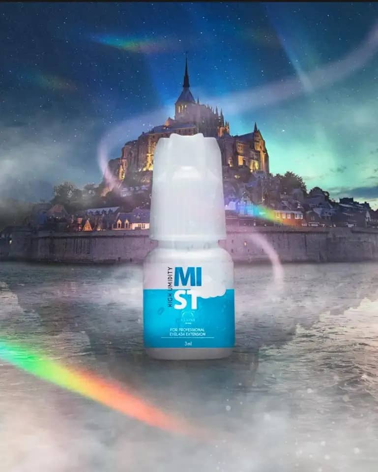 Clione Prime Mist Cola Profissional para Extensão de Cílios, 3ml, Secagem 1-2s, Temperatura 17-29°C, Retenção 8-9 Semanas