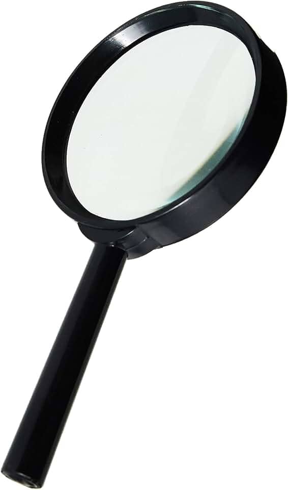 Lupa Lente com 75mm De Diametro com Cabo - 01 Unidade, Western, 2455, Multicor