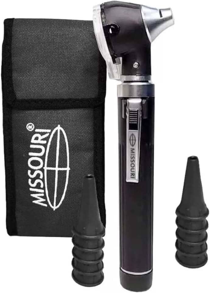 KIT LEDOtoscopio-De-LED Cor Preto Com Estojo