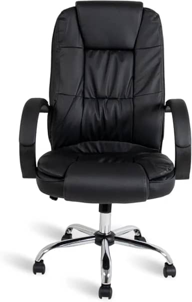 Cadeira de Escritório, Presidente, Healer, Johnson, Giratória - Preta