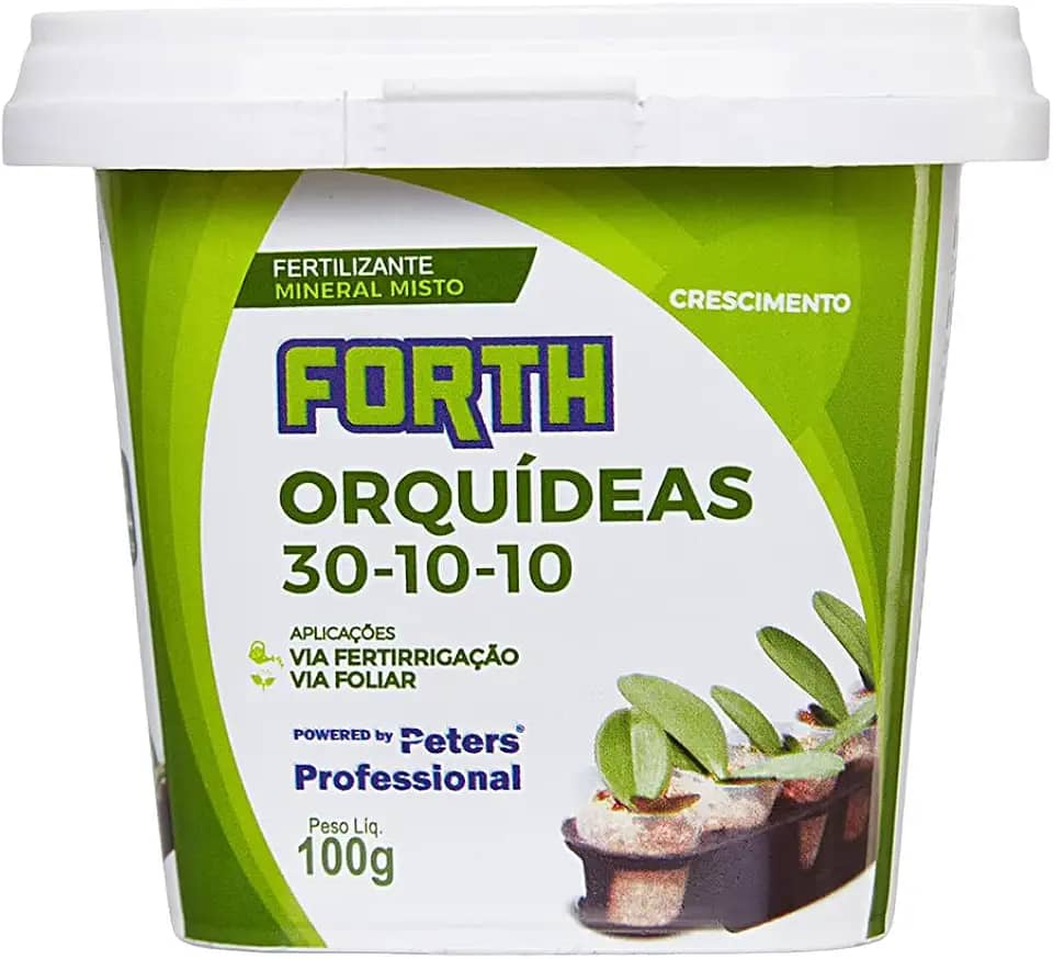 Fertilizante FORTH Orquídeas Crescimento 30-10-10 Foliar NPK