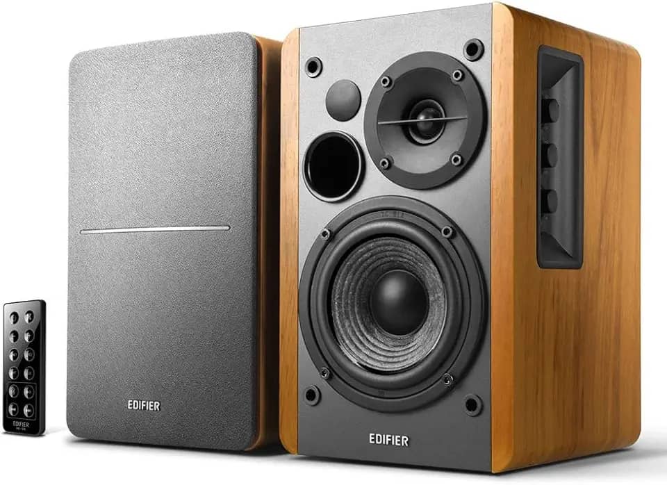 Caixa de Som Bluetooth Edifier R1280DB 42W, Monitor de áudio, Bivolt, Madeira