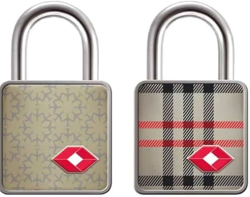 Papaiz, Cadeado TSA 2 Cadeados mesma chave