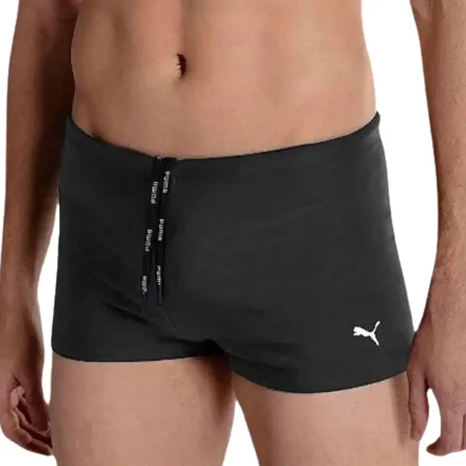 Sunga Boxer Masculina Puma UV50+ Lycra Xtra® Life Moda Praia Natação Psicina Verão 2025/2026