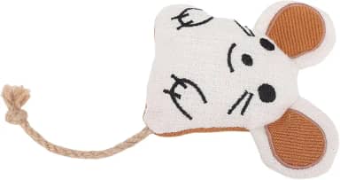 GLOGLOW Brinquedo Squea de Gato Com Catnip, Brinquedos Squeaks Sons Tocadores para Gatinhos, Interativos para Dentição, Alívio do Tédio e Dentes de Gato de de Tecido de Teto Com Catnip, (Rato)