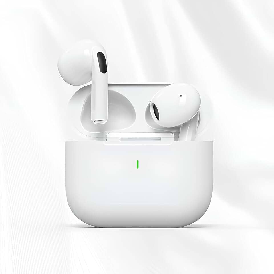 Fone De Ouvido Bluetooth Sem Fio Compatível Todos Celulares - Com Microfone e Redução De Ruído Wireless Academia Corrida, Sem Ruído E Duração De Bateria - Linha Premium