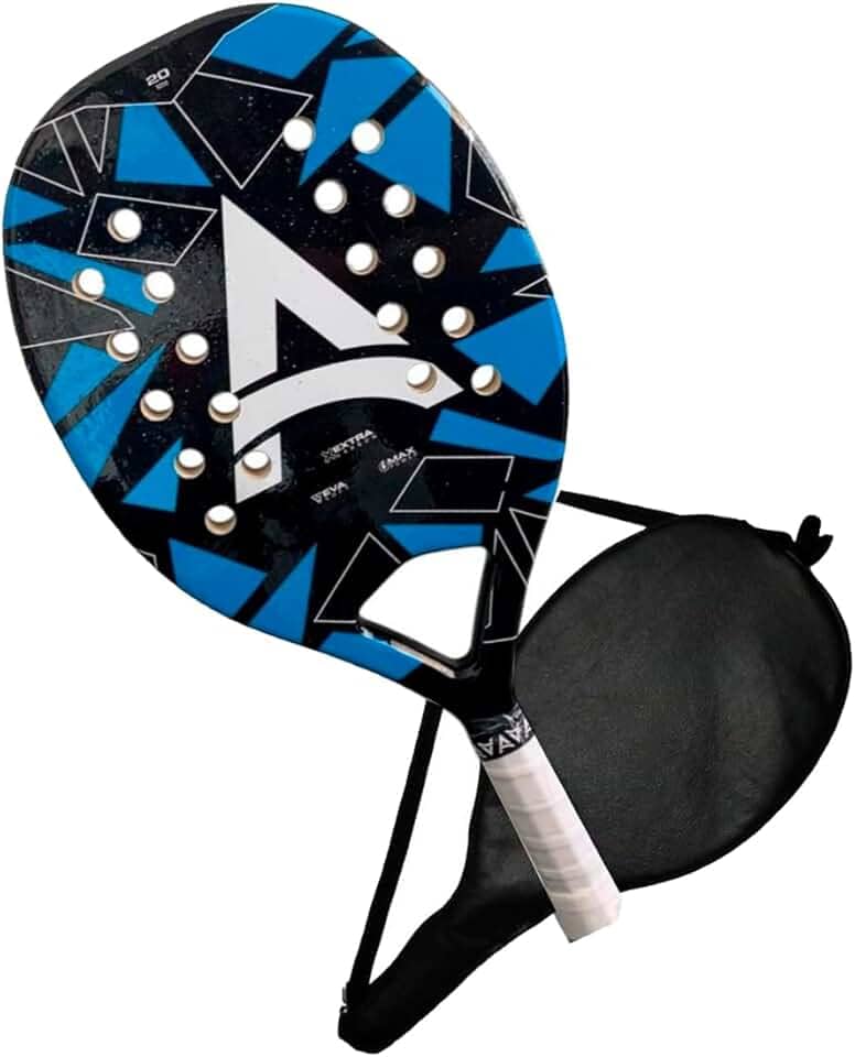 Raquete Beach Tennis Infantil Kids + Carbono 3k (Azul)