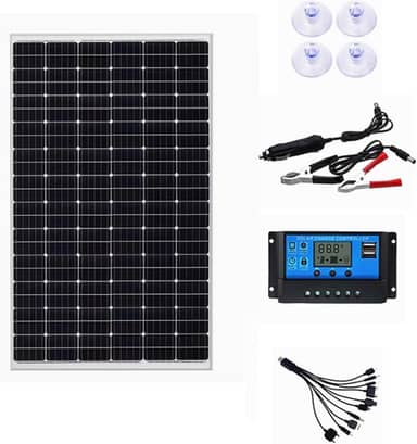 1000W Painel Solar 12 V Célula Solar 100A Controlador Kit de Placa Solar para o Telefone RV Carro Caravan Home Camping Bateria Ao Ar Livre