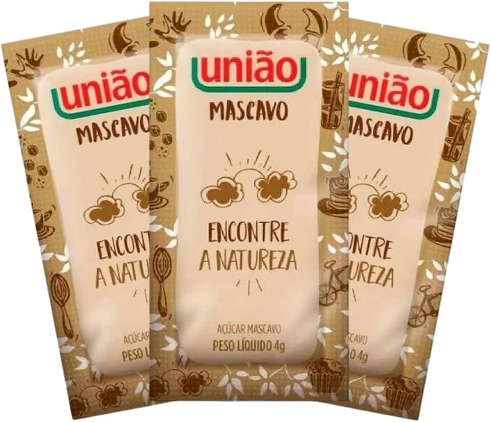 Açucar Mascavo União Sache 100 Saches De 5g Açucar Uniao Kits na Web