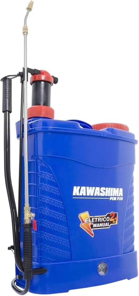 Pulverizador Agrícola 2 em 1 Bateria e Manual 20L PEM P20 KAWASHIMA 82-10040
