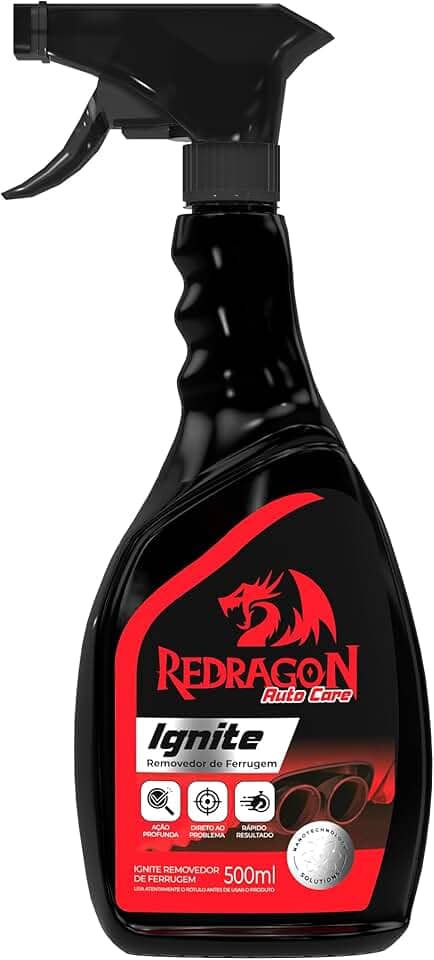 REMOVEDOR DE FERRUGEM REDRAGON AUTO CARE IGNITE 500ml