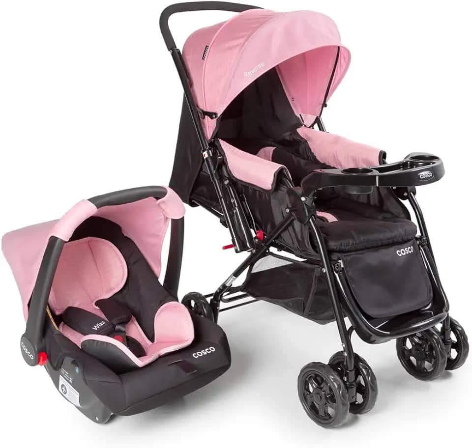 Cosco Kids, Travel System Reverse, Rosa Rajado