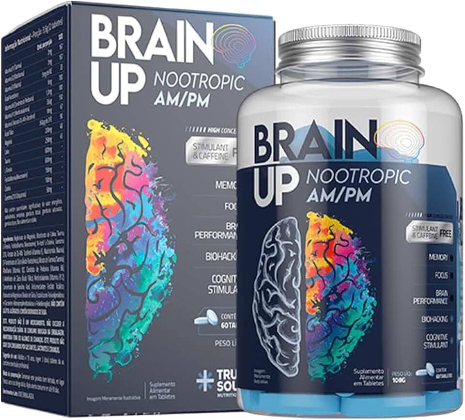 Nootrópico Brain Up AM/PM 60 tabletes True Source