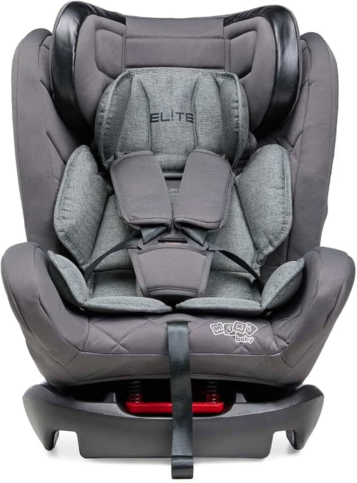 Cadeira de Carro Infantil 0 a 36Kg Elite 4 em 1 - Maxi Baby (Cinza Titânio)