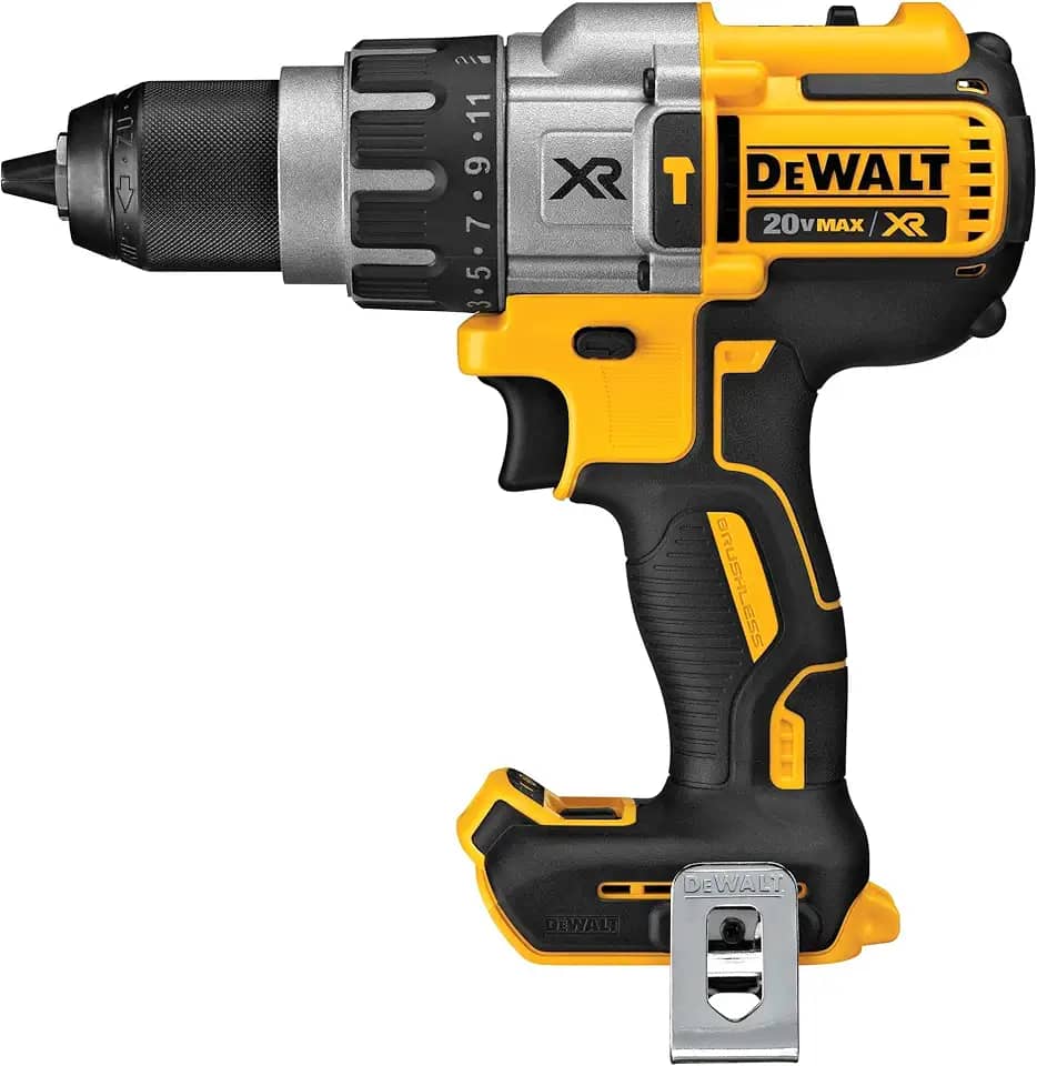 DEWALT Parafusadeira e Furadeira de Impacto 20V MAX* XR Li-Ion Brushless Motor 1/2 pol. (13mm) sem Bateria e sem Carregador DCD996B