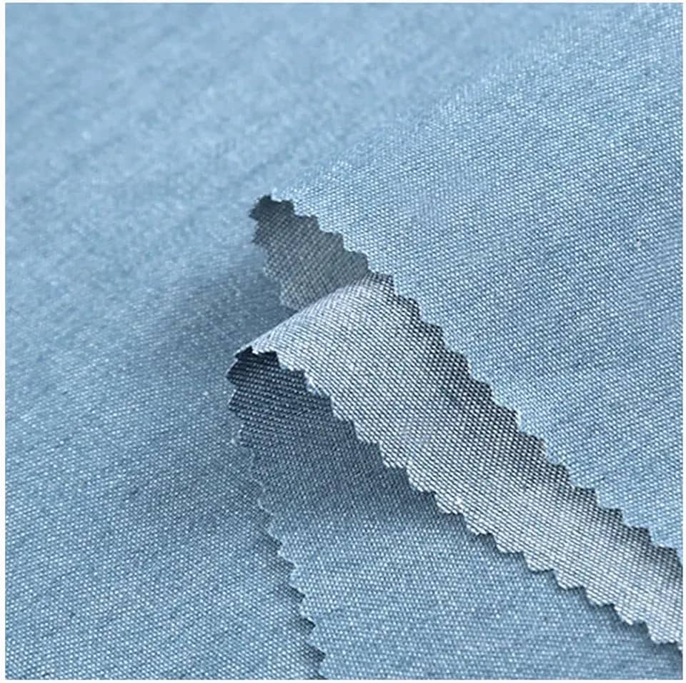 50 × 150 Cm Tecido De Algodão Jeans Tecido De Roupas De Boneca Para Vestidos De Boneca Jaquetas Suprimentos De Costura Em 6 Cores(Blue 1,0.5x1.5M)