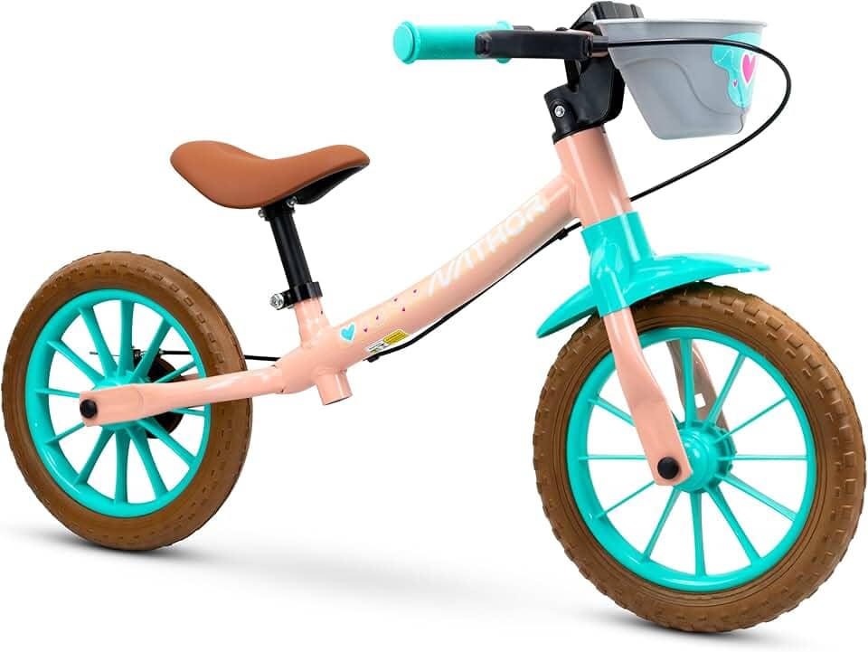 Nathor Bicicleta de Equilíbrio Balance Bike Love