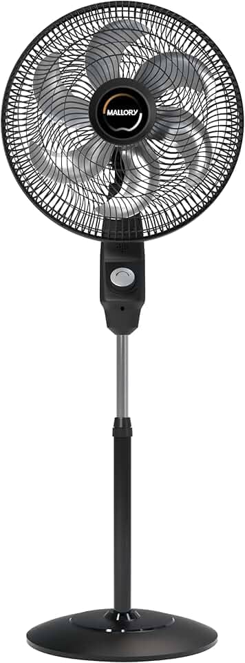 Ventilador de Coluna Mallory Éolo 126W, Silencioso, Hélice de 6 pás, Grade Especial em Sistema TS, Máxima Vazão e Mínimo Ruído – PR-GF- 127V