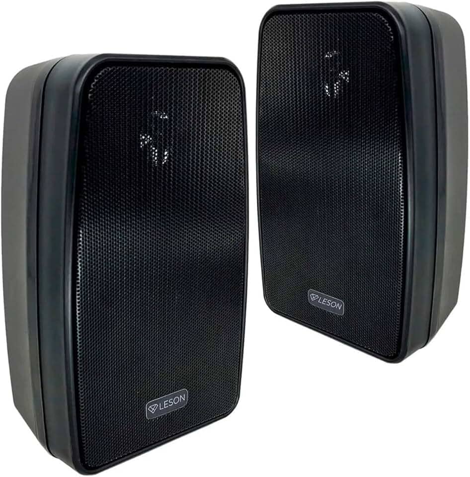 Caixa de Som Ambiente 140W RMS LeSon Resistente à Água com Tela