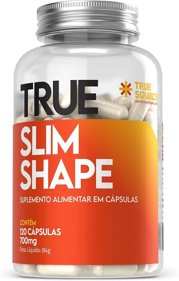 True Slim Shape 120 Cápsulas | Fórmula Concentrada em Cápsulas | Suplemento Premium | Praticidade e Qualidade no Dia a Dia