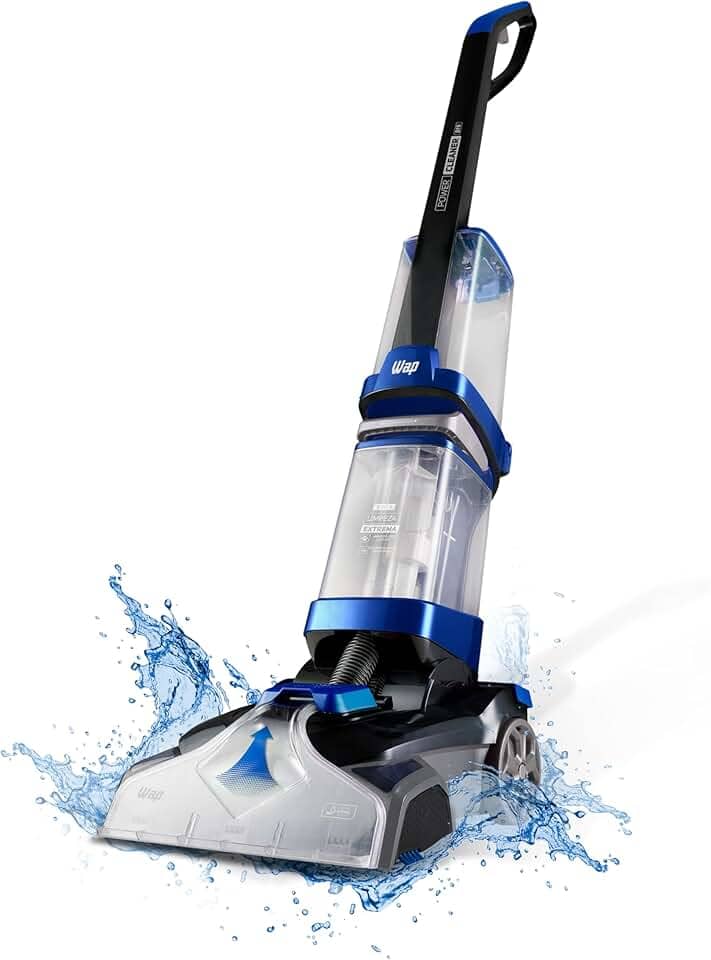 WAP Extratora e Higienizadora Vertical POWER CLEANER PRO 2 em 1, com Escova Elétrica para Tapetes e Carpetes, 2000W 127V