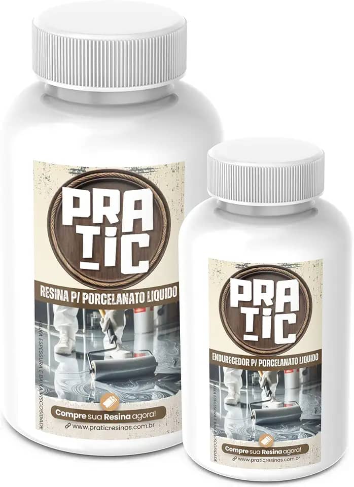 Resina Epoxi Porcelanato Liquido Transparente Pratic 750g