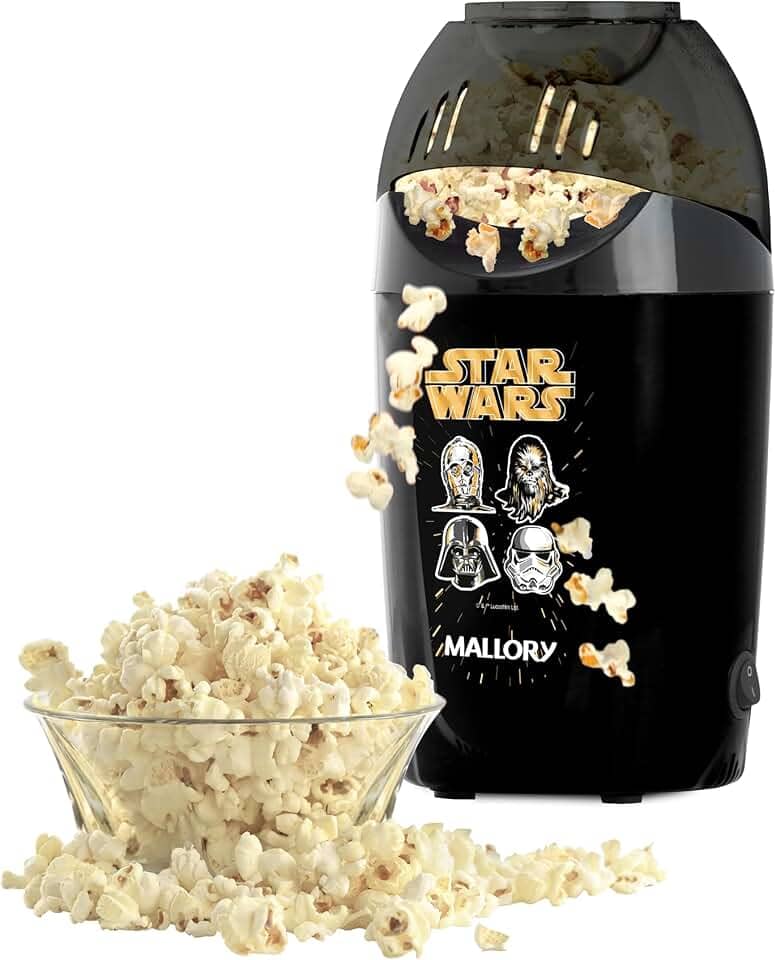 Pipoqueira Elétrica Mallory Star Wars- Pipoca saudável pronta em 3 minutos - 220V